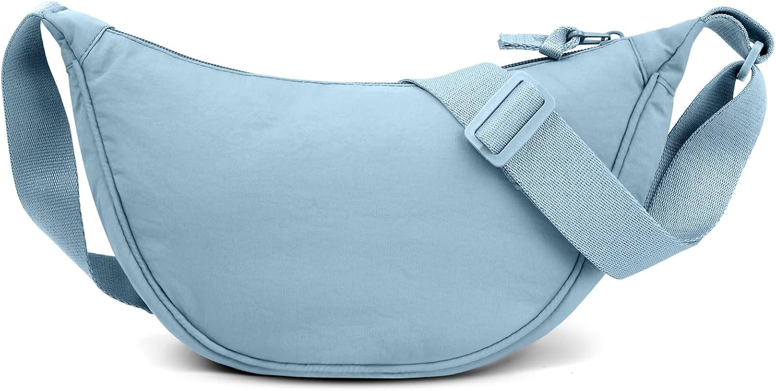 Crescent Bag, Nylon Dumpling Bag for Women, Hobos Crossbody Bag with Adjustable Strap, Women'S Casual Messenger Bag, Solid Color Chest Bag Shoulder Bag for Daily Use