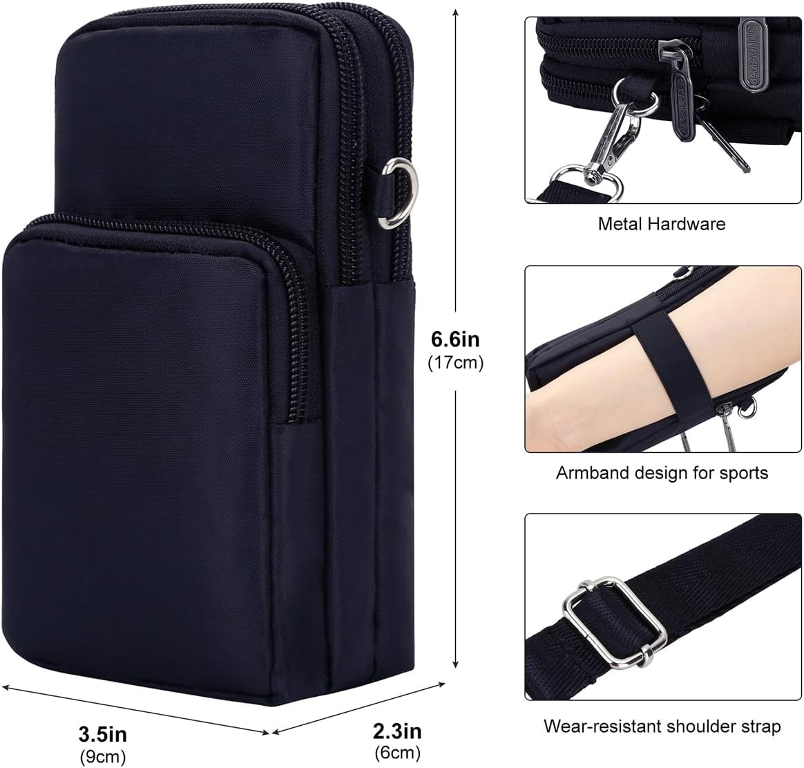 Small Crossbody Bags Mobile Phone Wallet Bags with Large Capacity and Adjustable Shoulder Strap for Women Girl