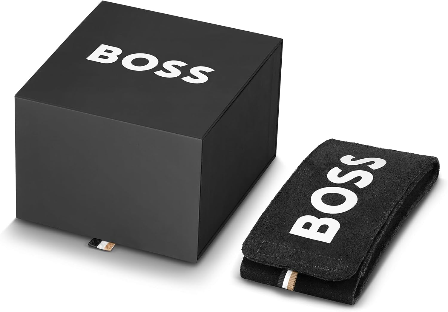 BOSS Analogue Multifunction Quartz Watch for Men CONTENDER Collection with Black or Brown Leather Strap