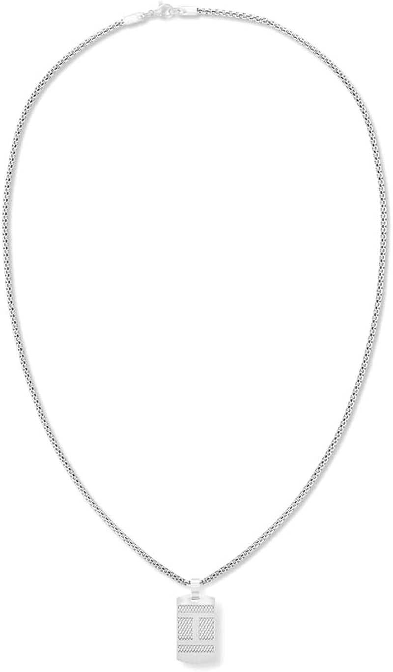 Tommy Hilfiger Jewelry Men'S Necklace in Stainless Steel with an Engraved Plaque - 2790316