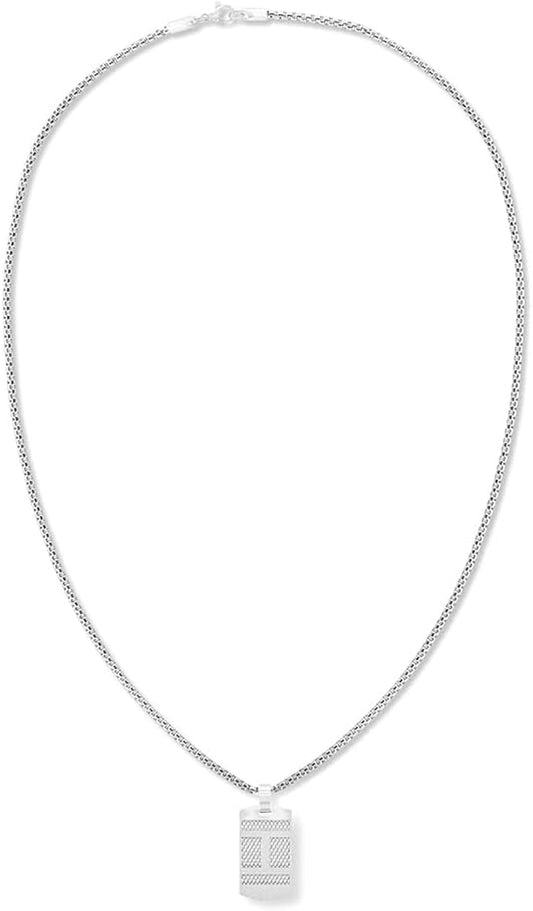 Tommy Hilfiger Jewelry Men'S Necklace in Stainless Steel with an Engraved Plaque - 2790316