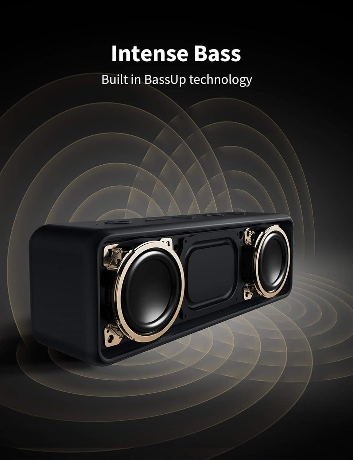 Soundcore 2 Portable Bluetooth Speaker with 12W Stereo Sound, Bassup, IPX7 Waterproof, 24-Hour Playtime, Wireless Stereo Pairing, Speaker for Home, Outdoors, Travel (Black)