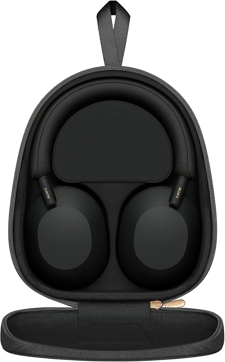 WH-1000XM5 Hard Case Premium Noise Cancelling Wireless Over-Ear Headphones, Bluetooth, Clear Call Quality, Hi-Res Audio, up to 30Hr Battery Life, Includes Hard Case, Ios & Android - Black