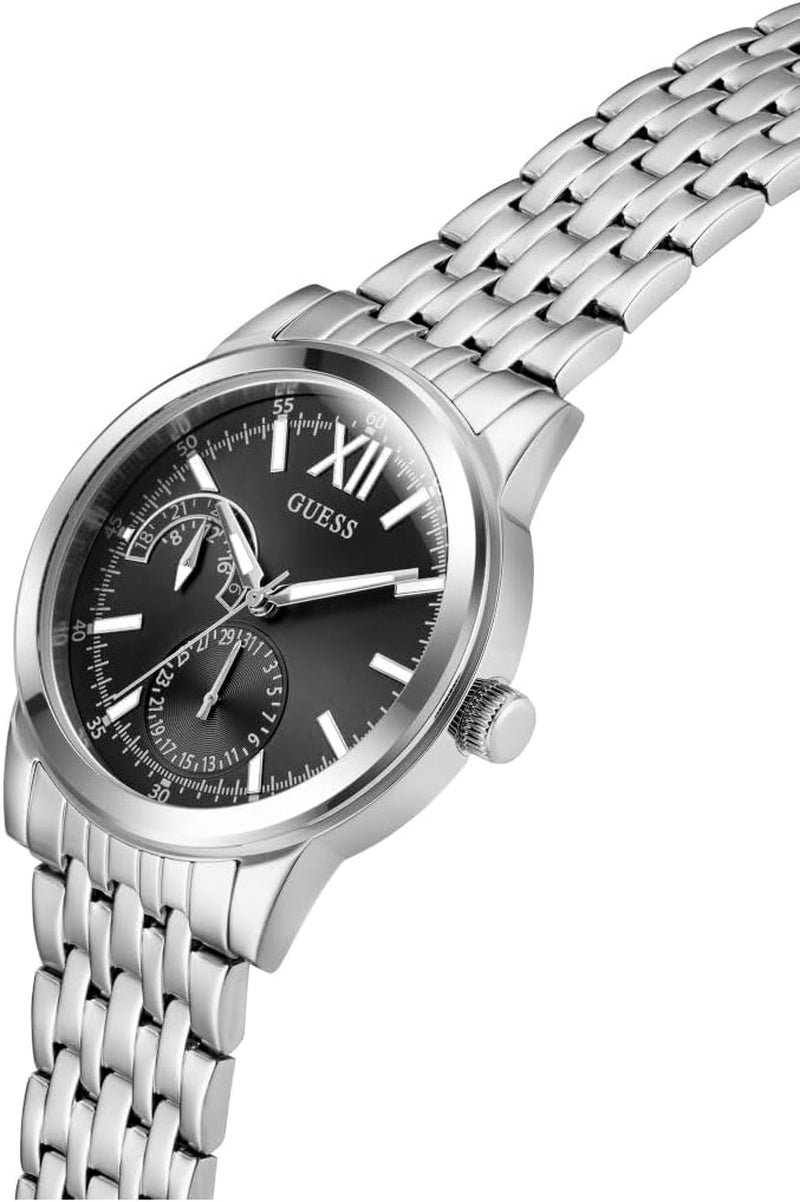 Men'S Dress Watch GW0976G1 42Mm Stainless Steel Analog Quartz Classic Design Mineral Glass 3ATM Stainless Steel Bracelet