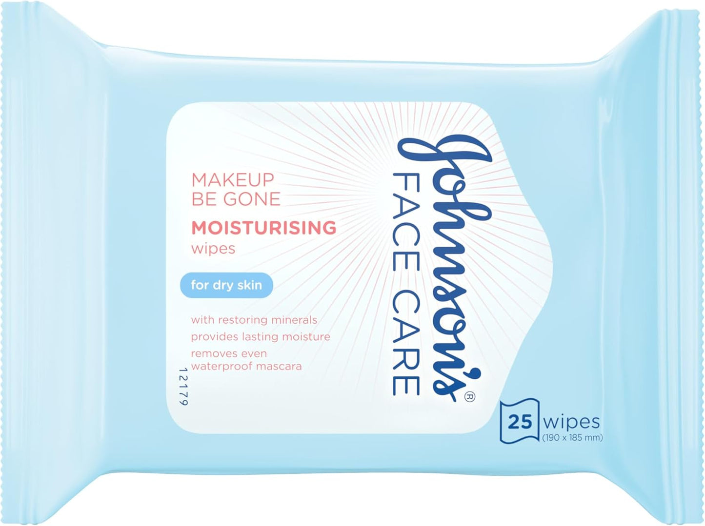 Face Care Makeup Moisturising Wipes with Coconut Water, Pack of 25 Wipes, Packaging May Vary