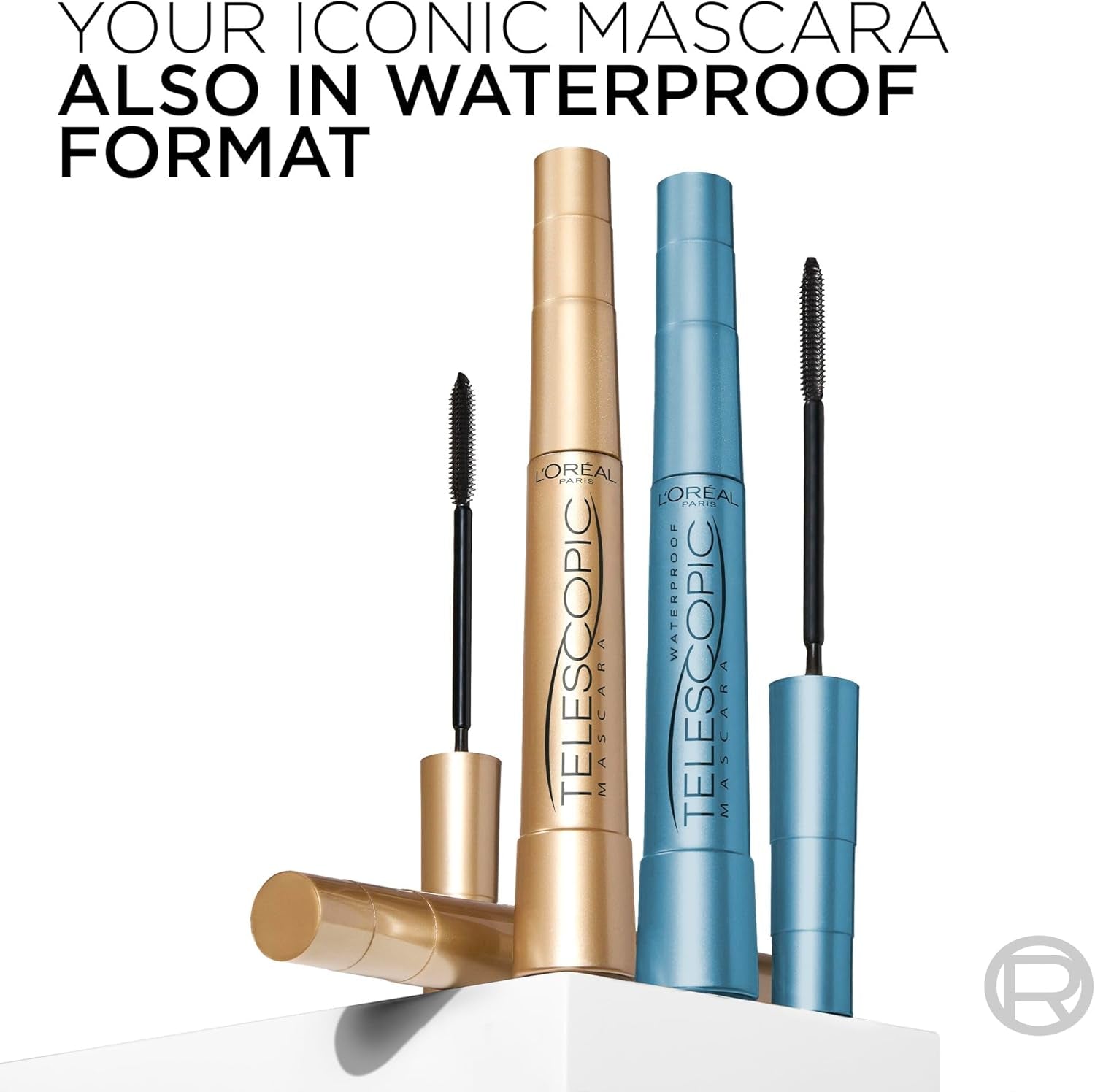 Paris Mascara, Telescopic Original Mascara to Achieve Dramatic Length & Definition, up to +71% Lengthening Effect, Smudge-Resistant and Long-Wearing Formula for up to 36H Wear, 8Ml