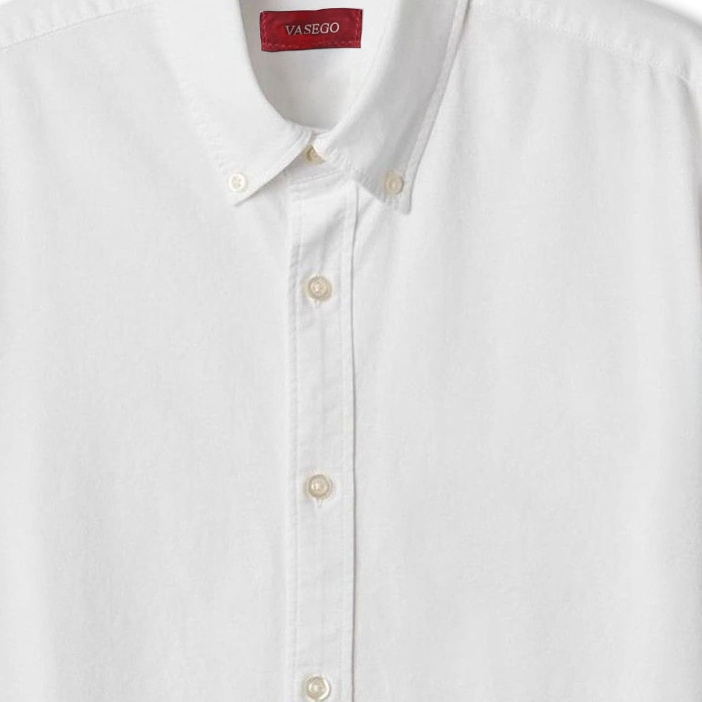Regular Fit Long Sleeve Button down Collar Oxford Shirt for Men