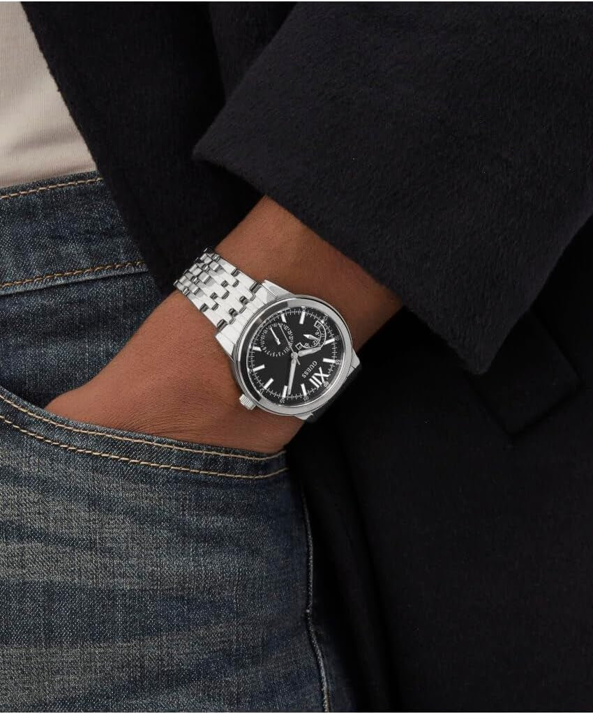 Men'S Dress Watch GW0976G1 42Mm Stainless Steel Analog Quartz Classic Design Mineral Glass 3ATM Stainless Steel Bracelet