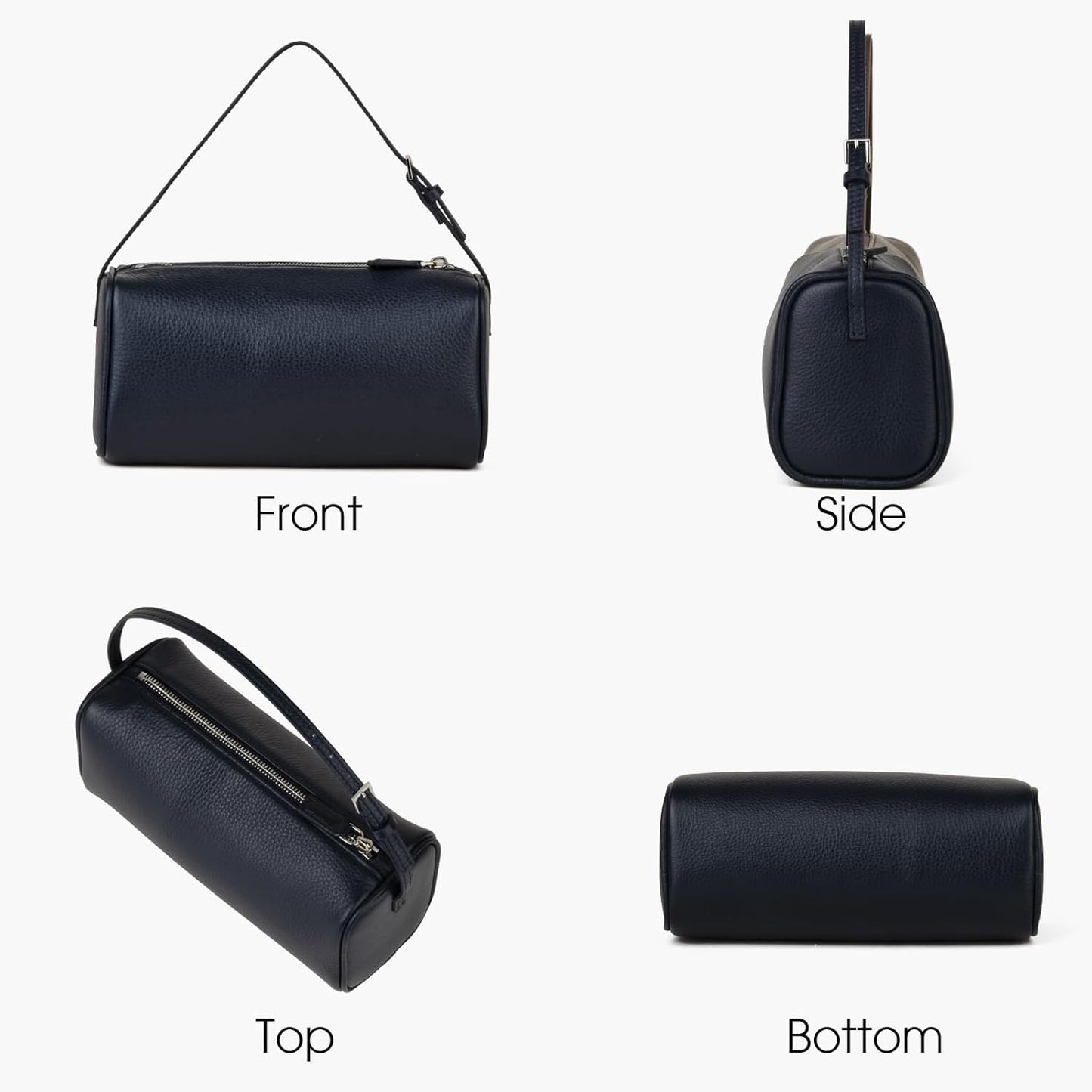 Premium Full-Grained Leather Crossbody Purses for Women, Hobo Bags for Women Crossbody with Adjustable Strap