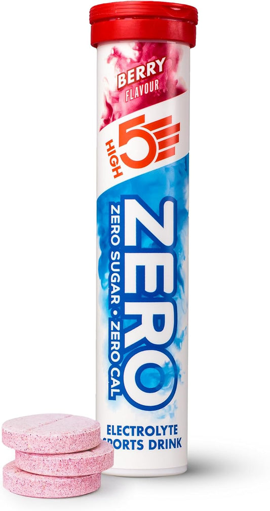 ZERO Electrolyte Tablet - Hydration Tablets Enhanced with Vitamin C - 0 Calories & Sugar Free - Boost Hydration, Performance & Wellness - Berry, 20 Tablets