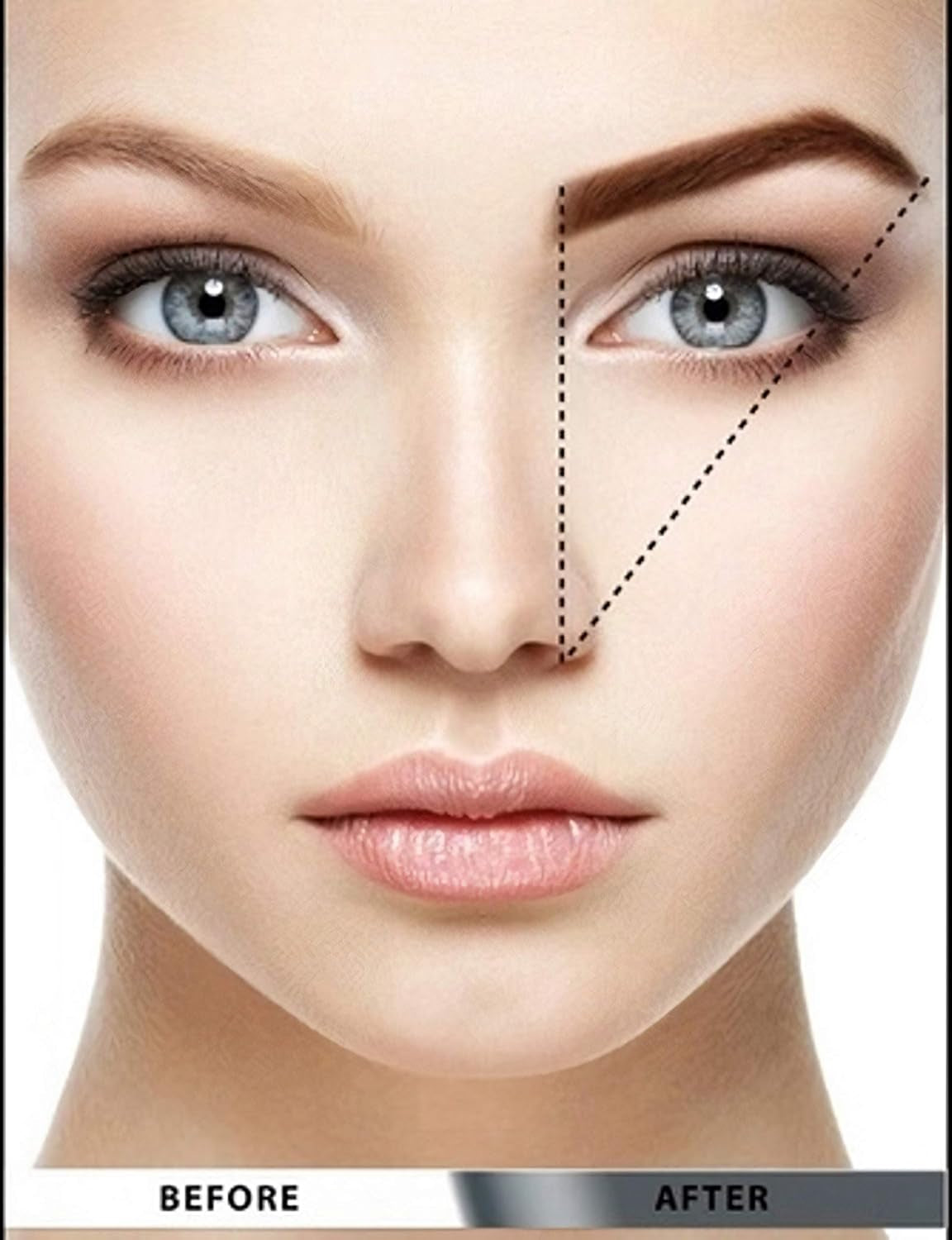 Eyebrow Tint Set with Developer, 20+ Applications, up to 4 Weeks Lasting Effect, Brow Dye Kit with Argan and Castor Oil, All in One Tinting Set (3.0 Dark Brown)