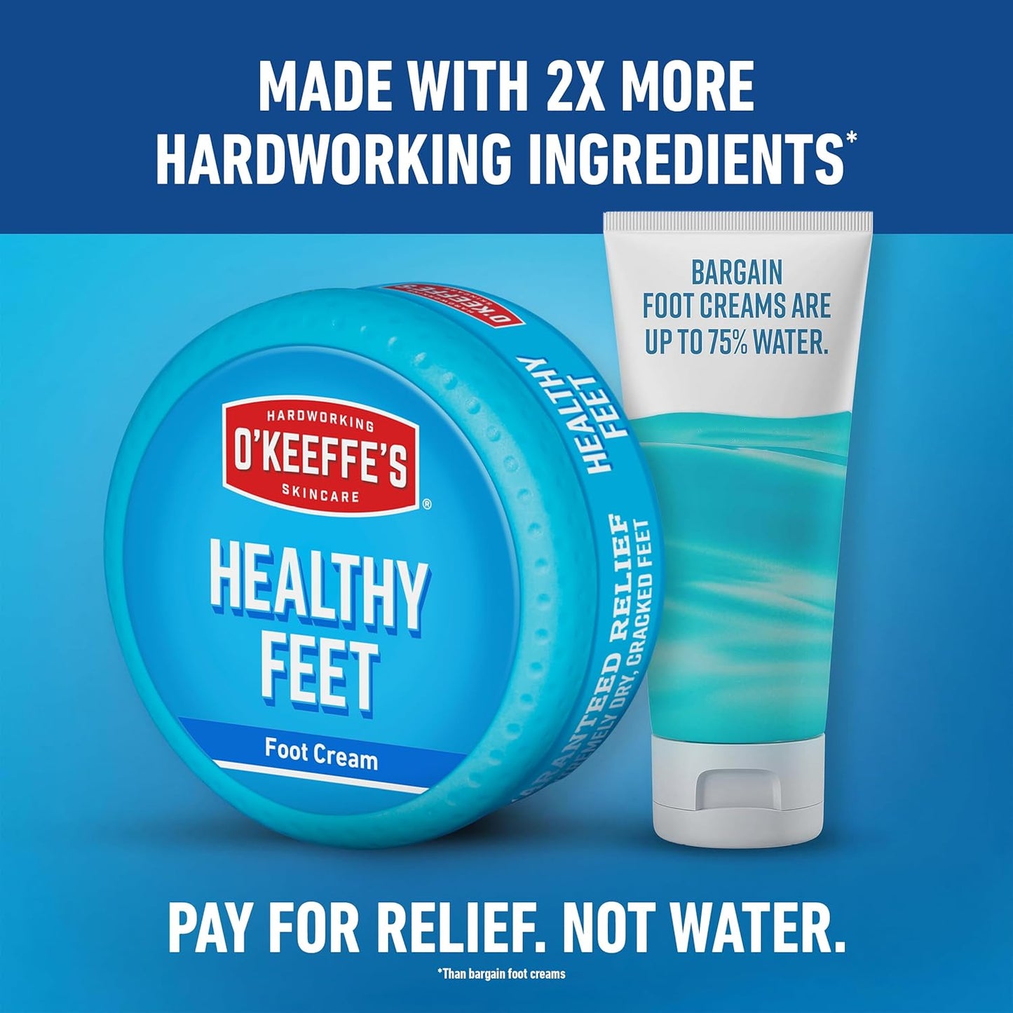 Healthy Feet Jar 91G - Foot Cream for Very Dry Skin, Cracked Heels and Feet | Instantly Boosts Moisture Levels, Creates a Protective Layer & Prevents Moisture Loss
