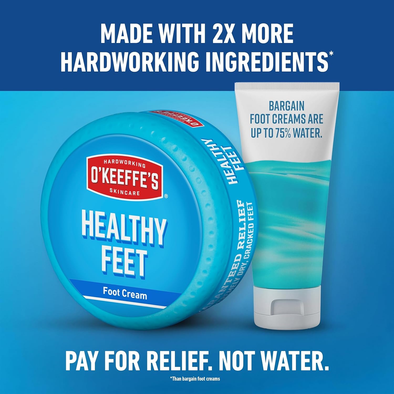 Healthy Feet Jar 91G - Foot Cream for Very Dry Skin, Cracked Heels and Feet | Instantly Boosts Moisture Levels, Creates a Protective Layer & Prevents Moisture Loss