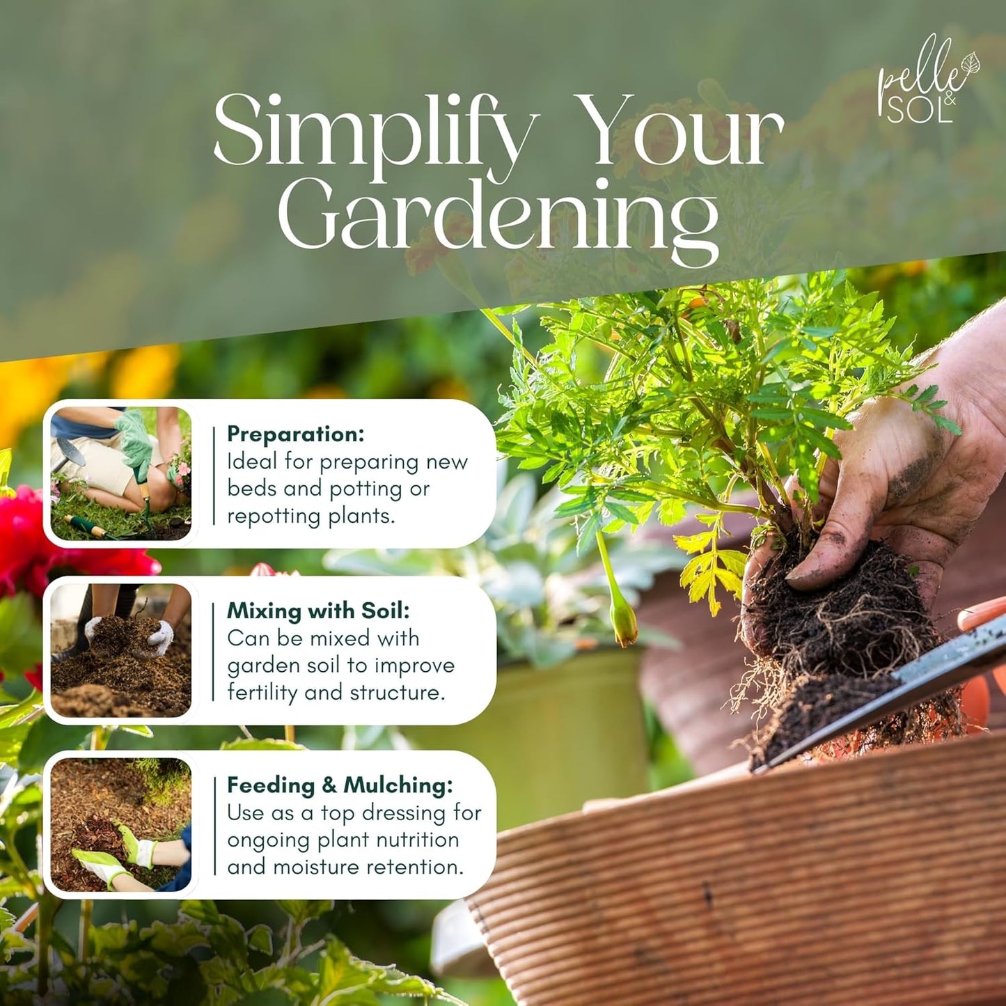 120L Multi Purpose Compost - Compost for Outdoor Plants & Soil for Plants Indoors - Potting Soil for Pots Plants Outdoor - All Purpose Nutrient Rich Fertiliser, Houseplant Potting Mix