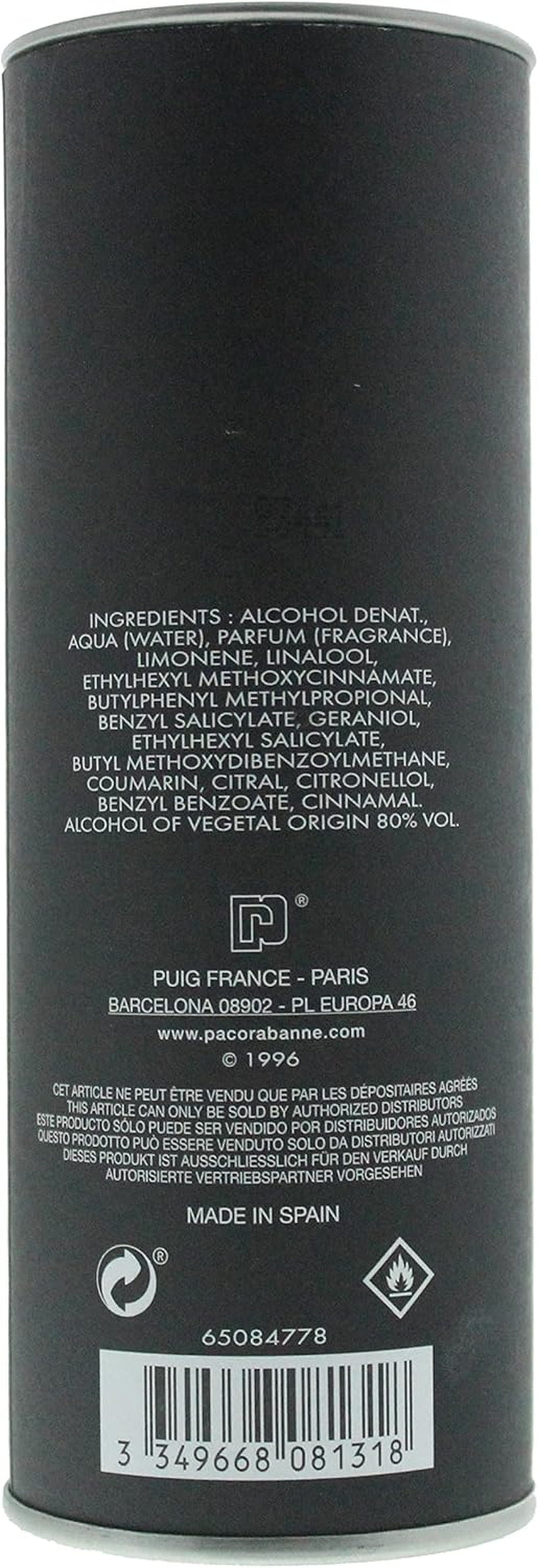 Paco by  Eau De Toilette for Men 100Ml