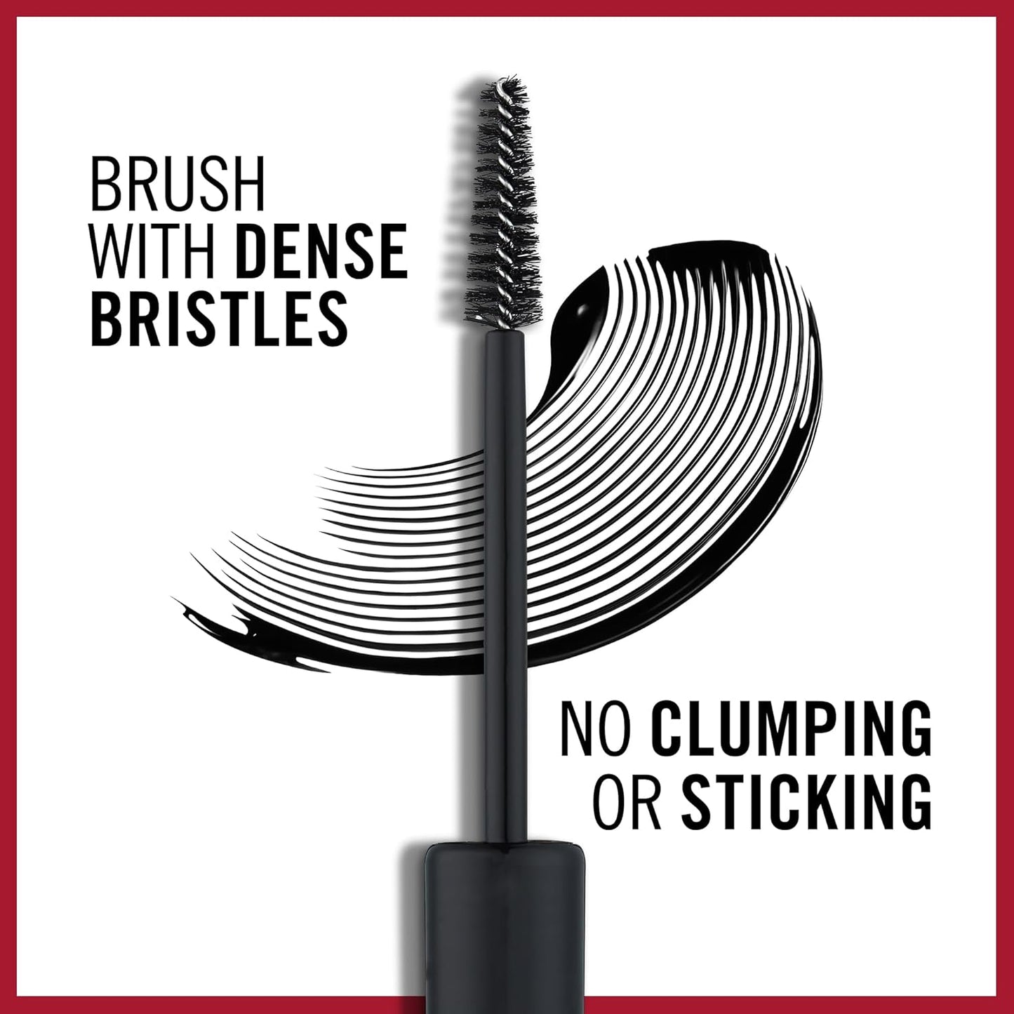LONDON - Extra Super Lash Building Mascara - Defines, Lengthen & Curl Lashes - with Hydrogel for Healthy Looking Finish - Enriched with Vitamin E - No Clumping - 101 Black Black