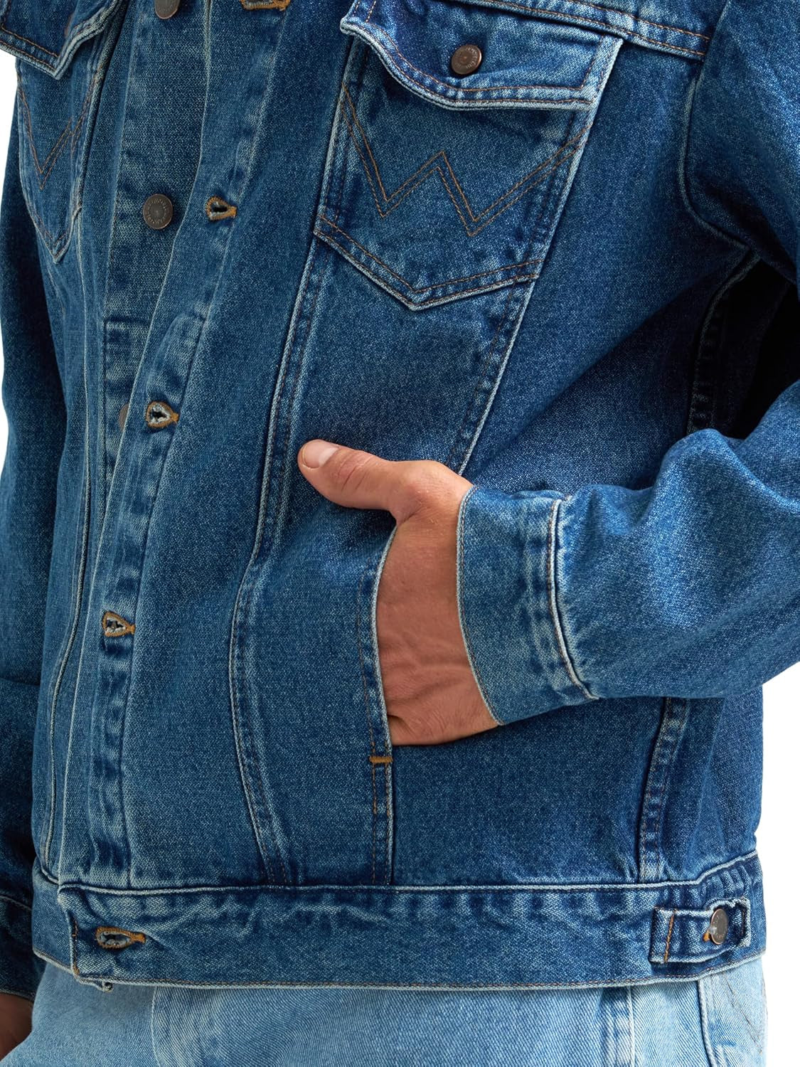Men'S Cowboy Cut Western Unlined Denim Jacket Cowboy Cut Western Unlined Denim Jacket (Pack of 1)