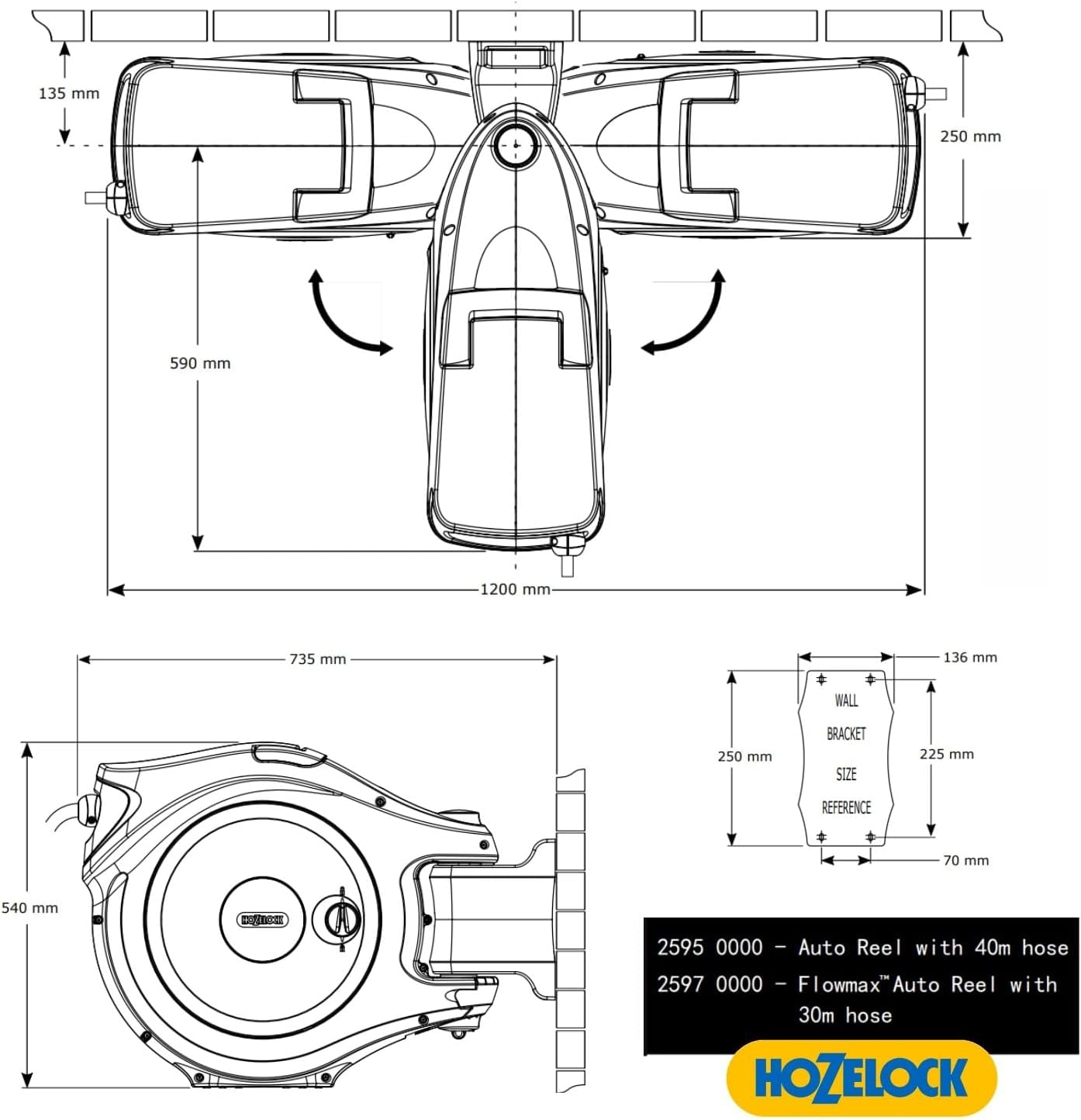 Auto Reel 2595 40M Hose
