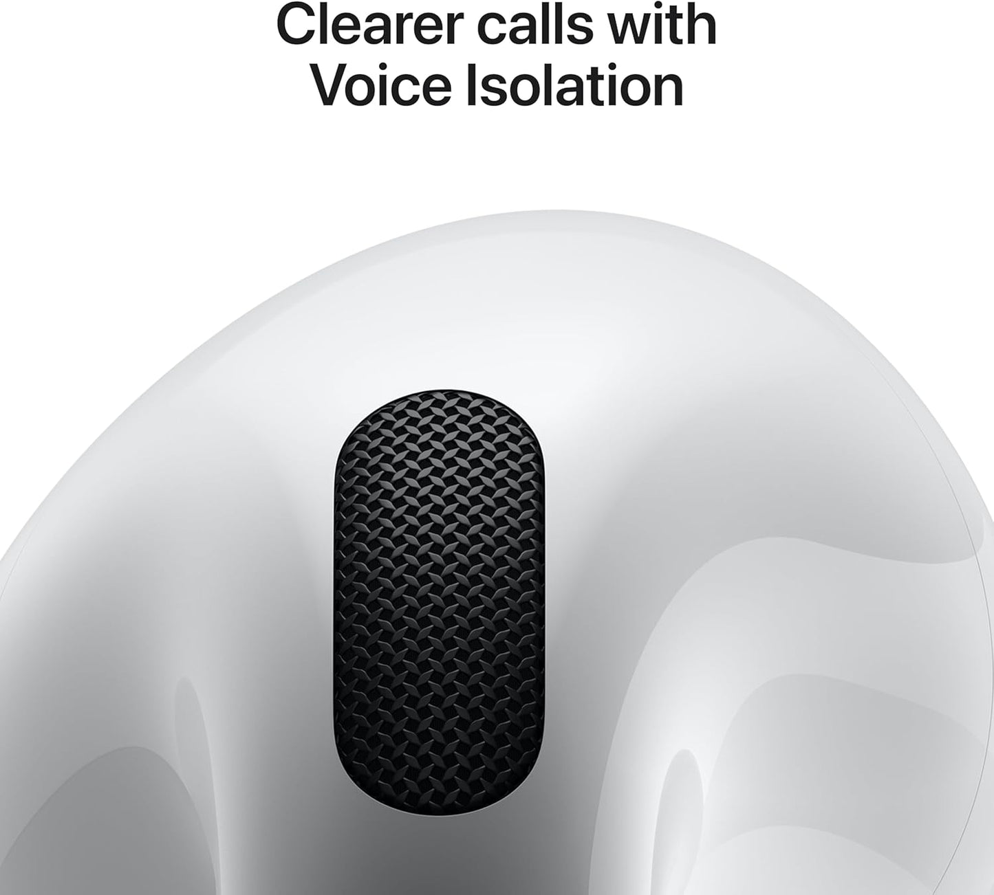 Airpods 4 Wireless Earbuds, Bluetooth Headphones, Personalised Spatial Audio, Sweat and Water Resistant, USB-C Charging Case, H2 Chip, up to 24 Hours of Battery Life, Effortless Setup for Iphone