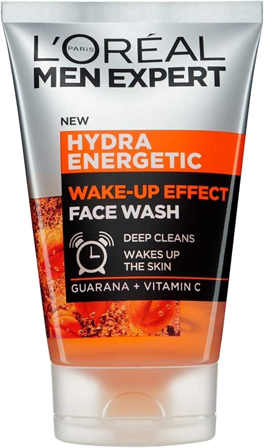 Wake-Up Effect Face Wash 100Ml, Hydra Energetic Face Wash with Vitamin C*, for Dull and Tired-Looking Skin, Cleanses Pores and Energises Skin