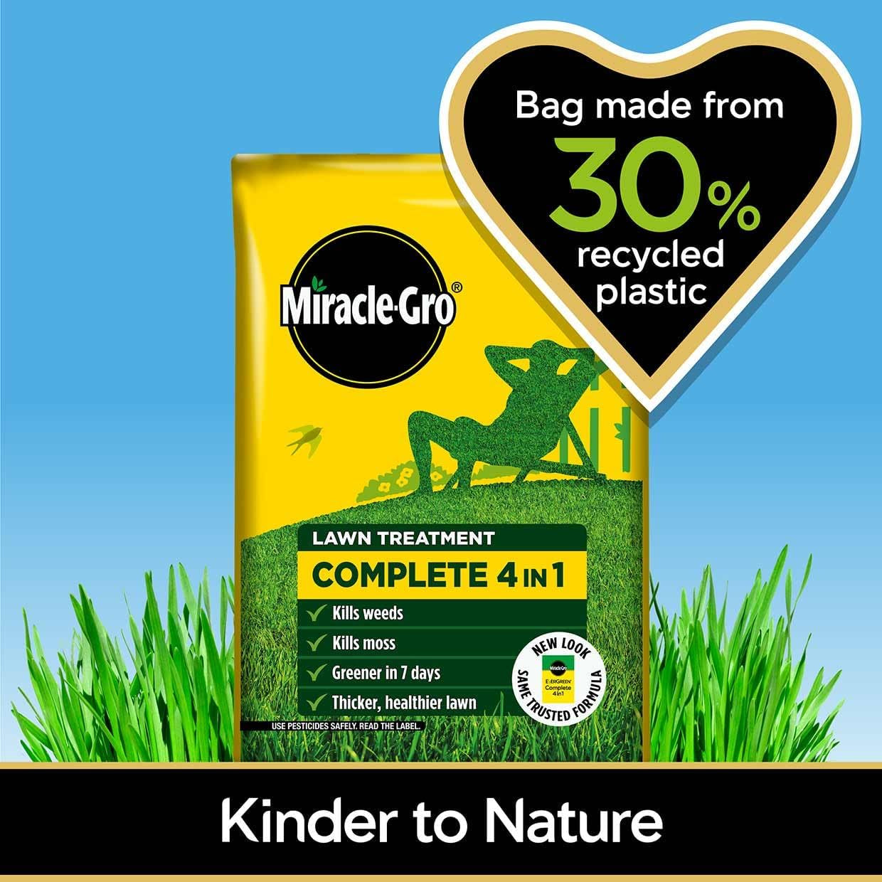 Complete 4 in 1 Lawn Food, 360 M² Bag, Lawn Food, Weed & Moss Control