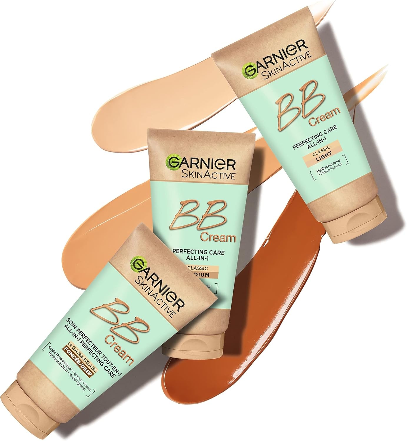 Skinactive Classic Perfecting All-In-1 BB Cream, Shade Classic Medium, Tinted Moisturiser SPF 15, Brightens and Evens Skin, with Hyaluronic Acid, Aloe & Mineral Pigments, 50 Ml , Pack of 1