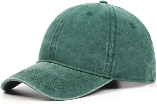 XL/XXL Washed Cotton Baseball Cap Big Heads,Large Pigment Dyed Running Caps,Big Vintage Sports Cap for Outdoor Golf Tennis