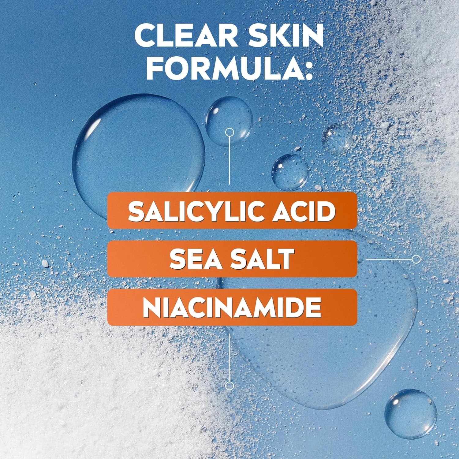 Derma Skin Clear Scrub (150Ml), Exfoliating Face Scrub, Salicylic Acid Face Wash Enriched with Niacinamide to Unclog Pores and Refine Textures, for Blemish-Prone Skin