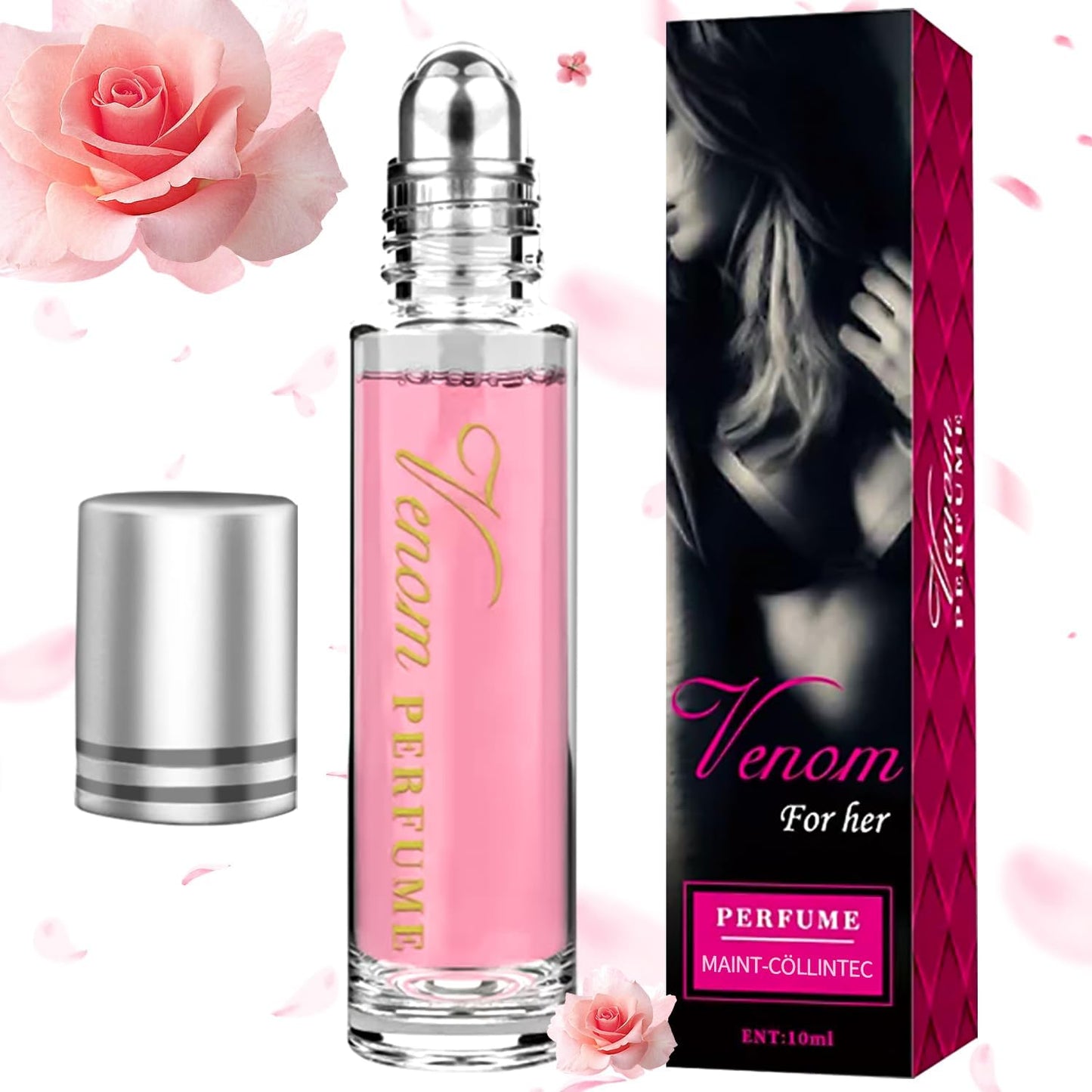 Pheromone Perfume for Women, 10 Ml, Roller Pheromone Perfume, Wonderful Scent, Long Lasting Fragrance