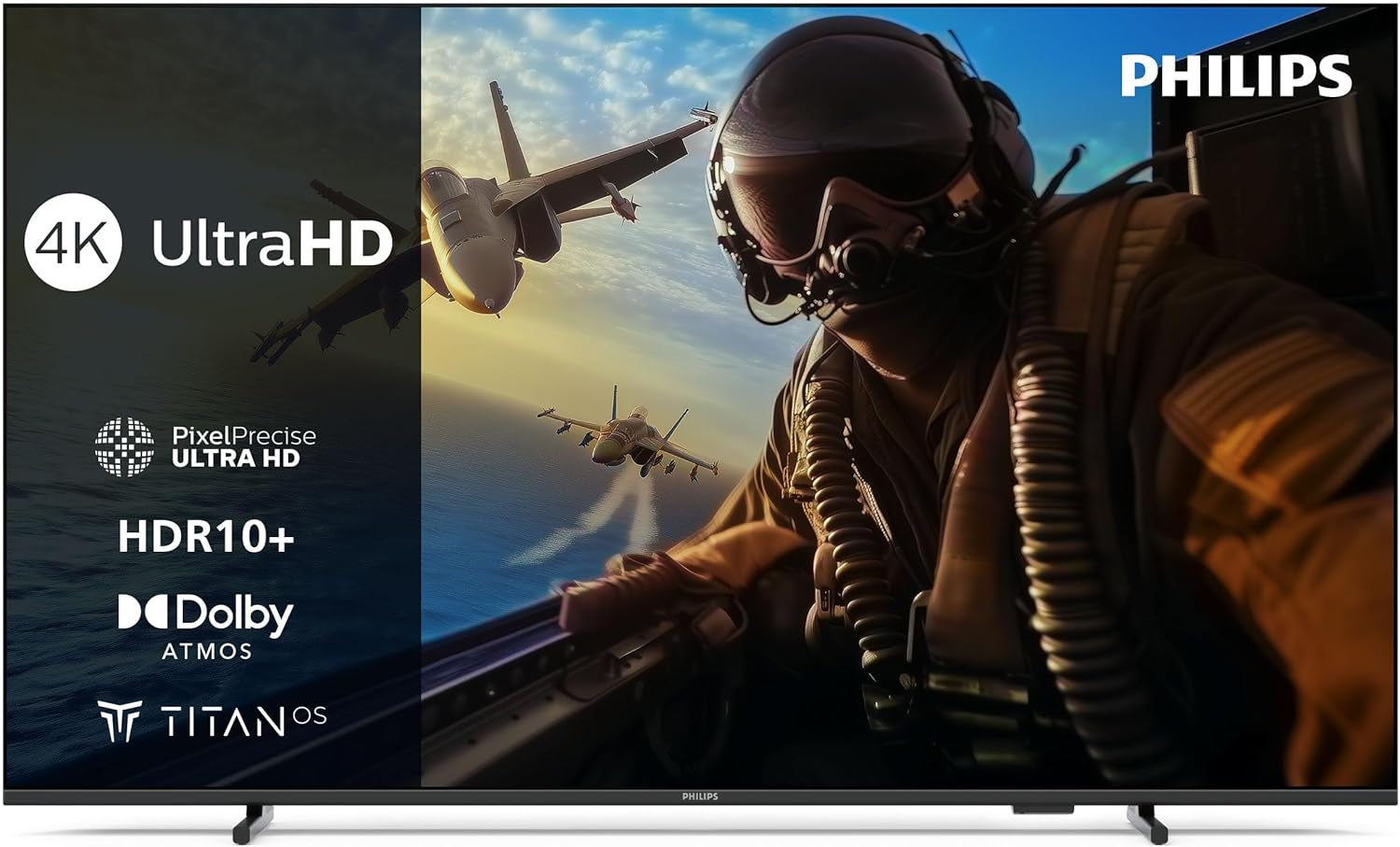 Philips 43PUS7000 4K LED Smart TV - 43 Inch Display with Pixel Precise, Ultra HD, Titan OS Platform and Dolby Atmos Sound, Works with Alexa and Google Voice Assistant