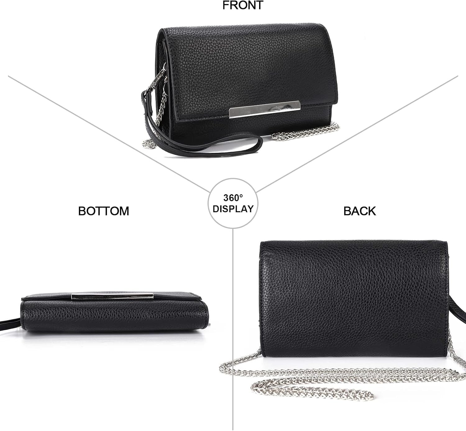 Crossbody Bag for Women Small Satchel and Shoulder Bag Vintage Saddle Handbags Vegan Leather