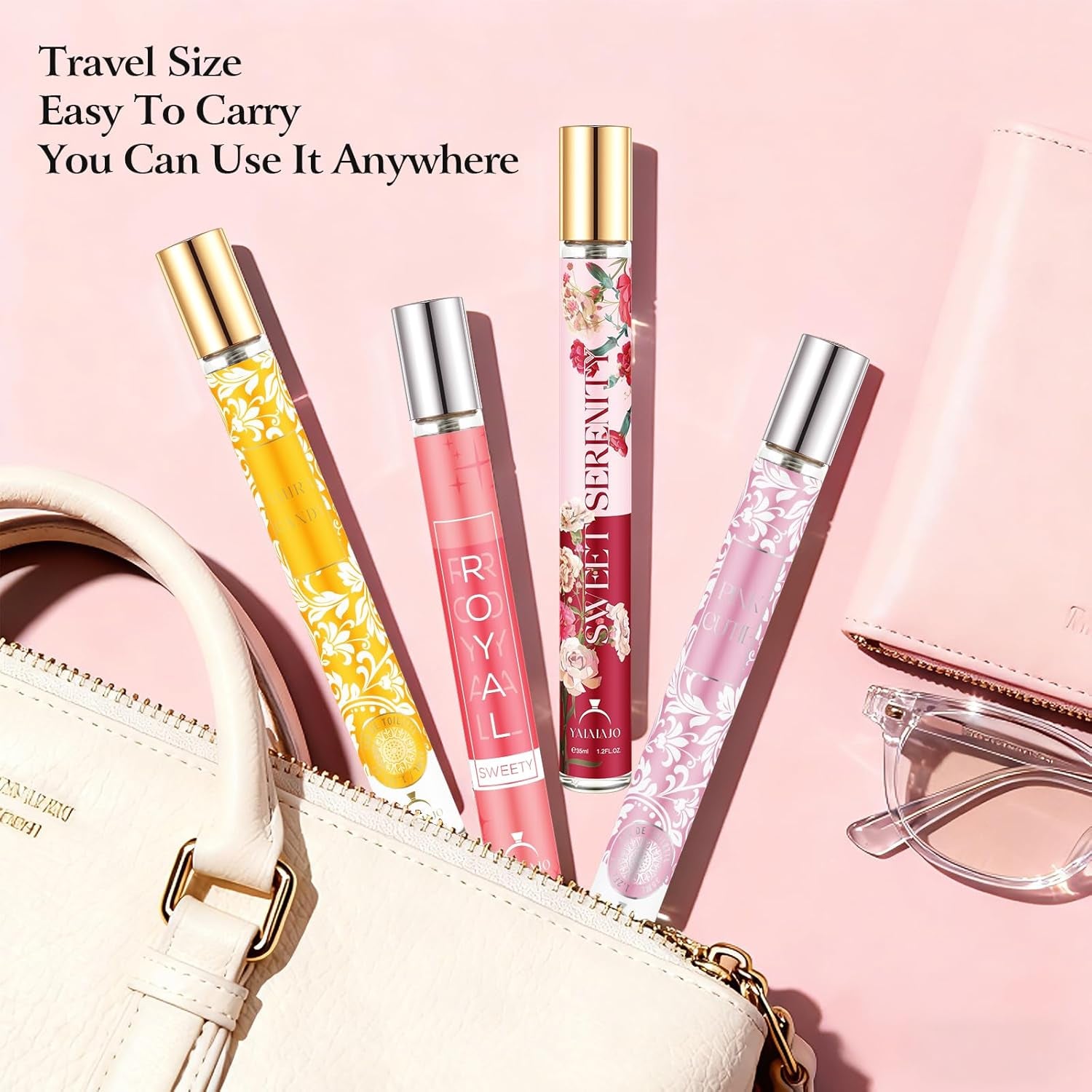 Women'S Perfume Gift Set - 12Pcs Eau De Parfum Collection for Her Sweet Floral & Fruity Scent, Travel Portable, Pamper Gifts Set, Perfect Birthday & Valentine'S Day Gifts for Women