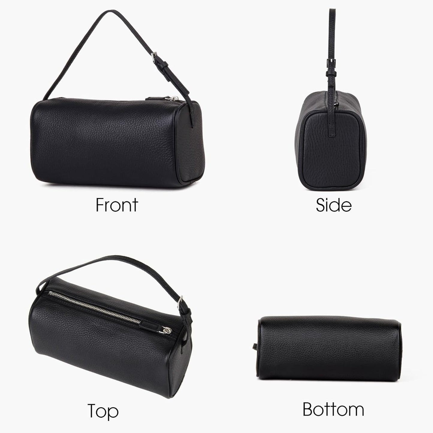 Premium Full-Grained Leather Crossbody Purses for Women, Hobo Bags for Women Crossbody with Adjustable Strap