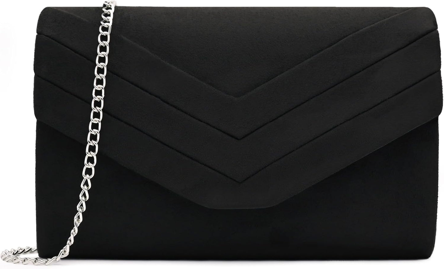 Clutch Bag for Women, Suedu Clutch Bags for Wedding Shoulder Crossbody Evening Bag