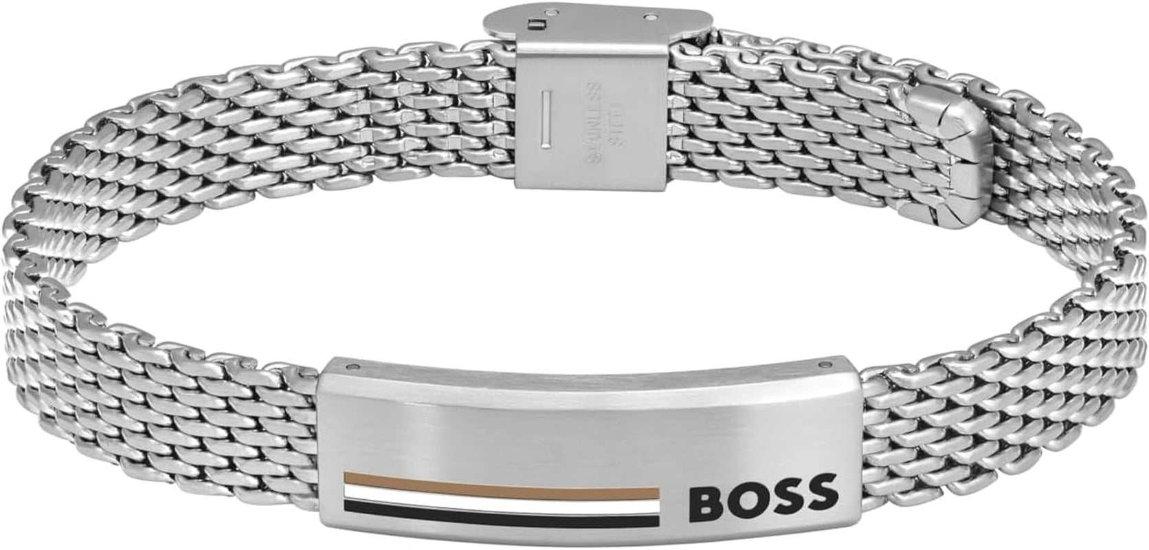 Jewelry Men'S ALEN Collection Mesh Bracelet in Stainless Steel – Available in Silver, Gold or Black