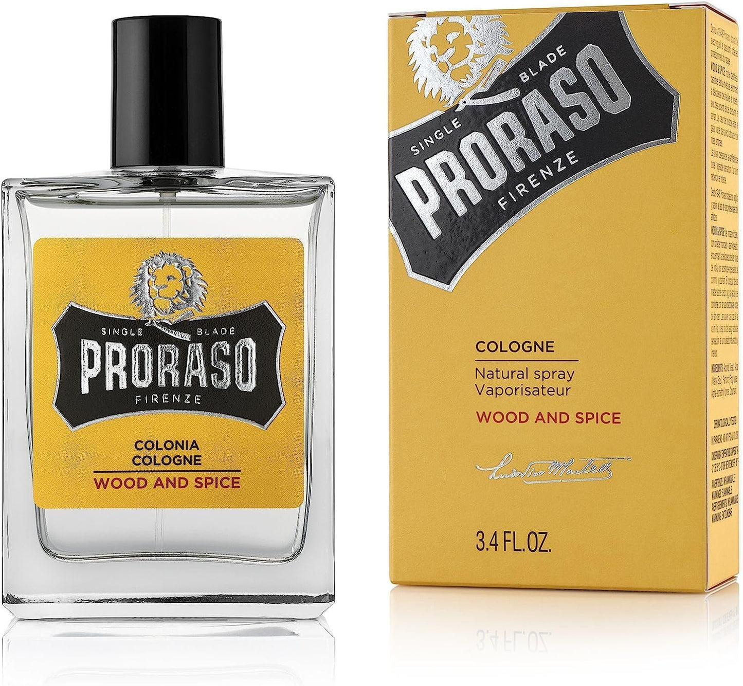 Cologne, Wood and Spice, 100Ml, Men'S Fragrance with Earthy and Warm Notes, Made in Italy