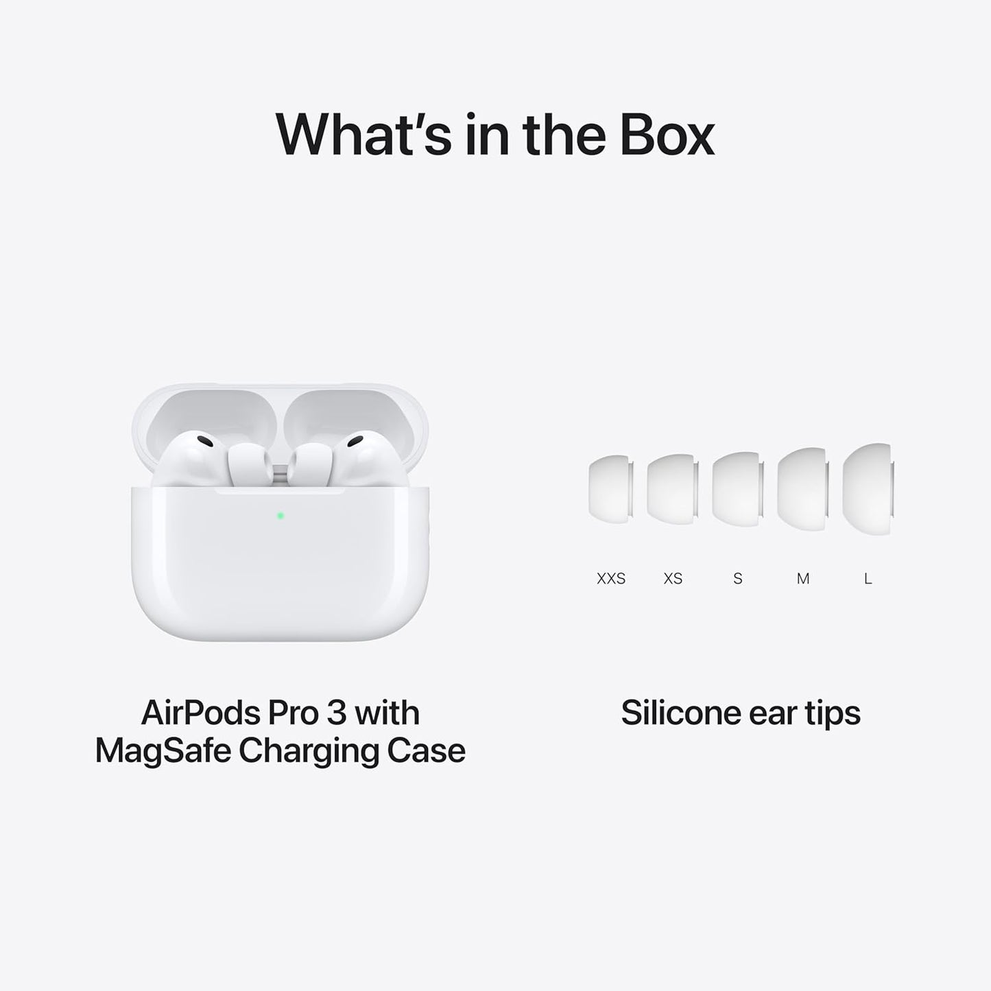 Airpods Pro 3 Wireless Earbuds, Active Noise Cancellation, Live Translation, Heart Rate Sensing, Hearing Aid Feature, Bluetooth Headphones, Spatial Audio, High‑Fidelity Sound, USB‑C Charging