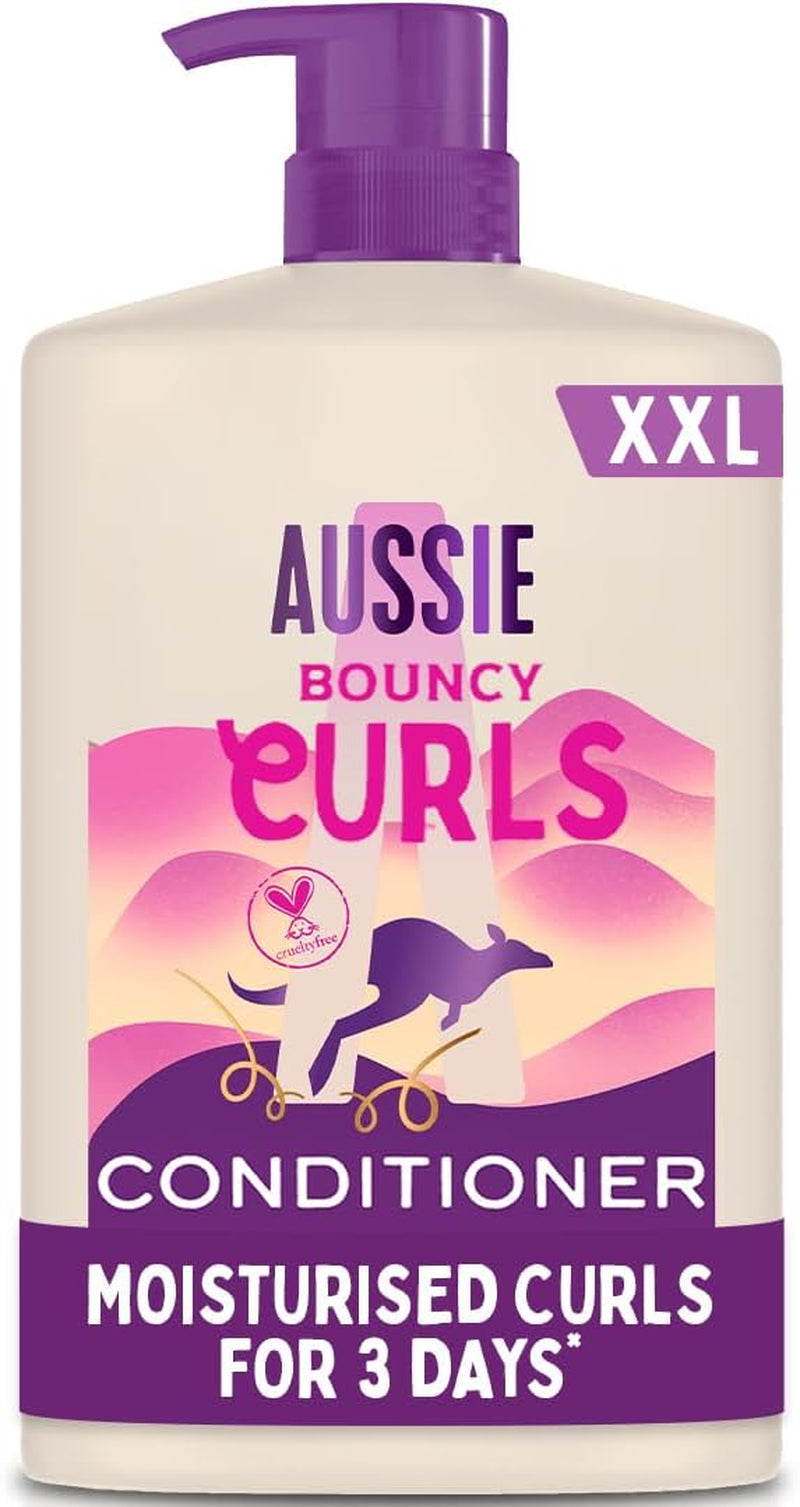 Bouncy Curls Shampoo 1000Ml. Gently Cleanses and Moisturises Wavy and Curly Hair. Infused with Jojoba, Coconut and Australian Macadamia Nut Oils. Silicone-Free, Vegan and Cruelty-Free