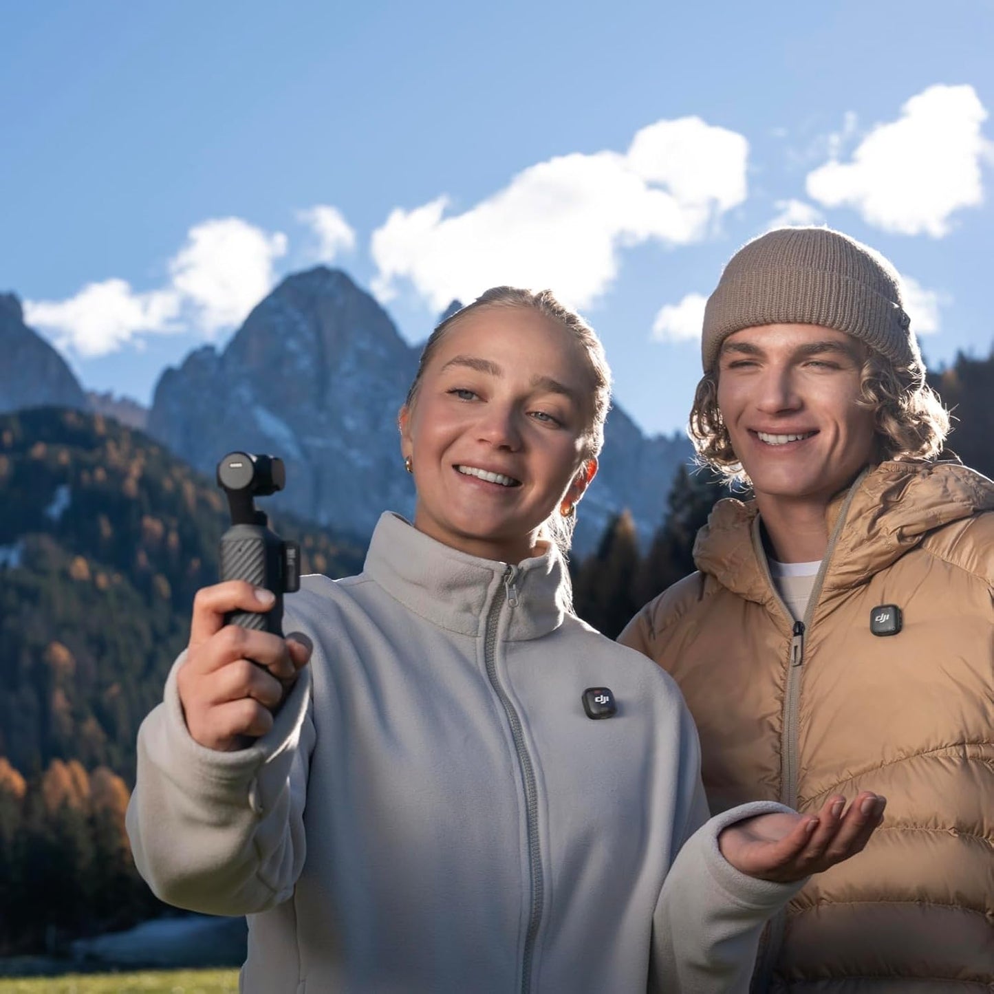 Osmo Pocket 4 Creator Combo, Pocket Gimbal Vlog Camera, 1″ CMOS & 4K/240Fps, 3‑Axis Stabilization, 2× Lossless Zoom, 107GB Built-In Storage, Mic 3 Transmitter, Fill Light, Osmo Mini Tripod
