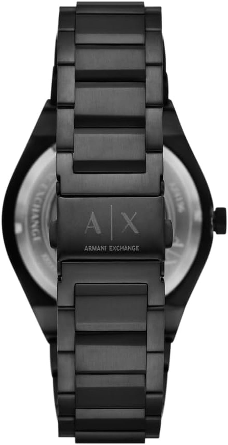 Armani Exchange Men'S 44MM Black Stainless Steel Watch, AX4196