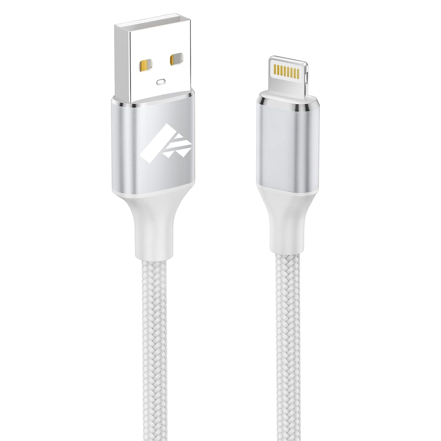 Iphone Charger Cable 2M, Mfi Certified Lightning Cable Fast Charging Iphone Charger Nylon USB Iphone Charging Cable Lead for Iphone 14 13 12 11 Pro Max XS XR X 8 7 6 plus 5 Se,Ipad