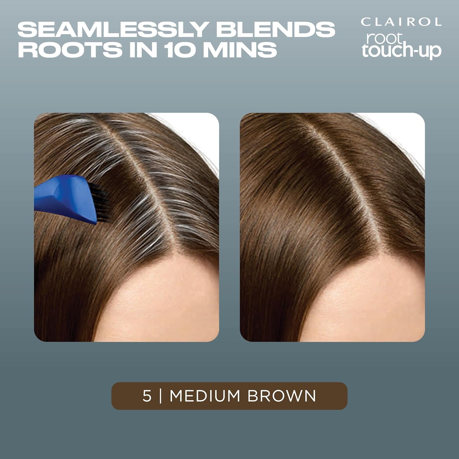 Root Touch-Up Permanent Hair Dye, 5 Medium Brown