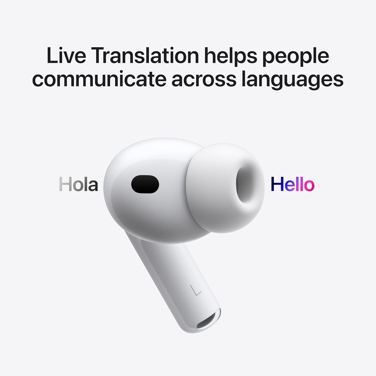 Airpods Pro 3 Wireless Earbuds, Active Noise Cancellation, Live Translation, Heart Rate Sensing, Hearing Aid Feature, Bluetooth Headphones, Spatial Audio, High‑Fidelity Sound, USB‑C Charging