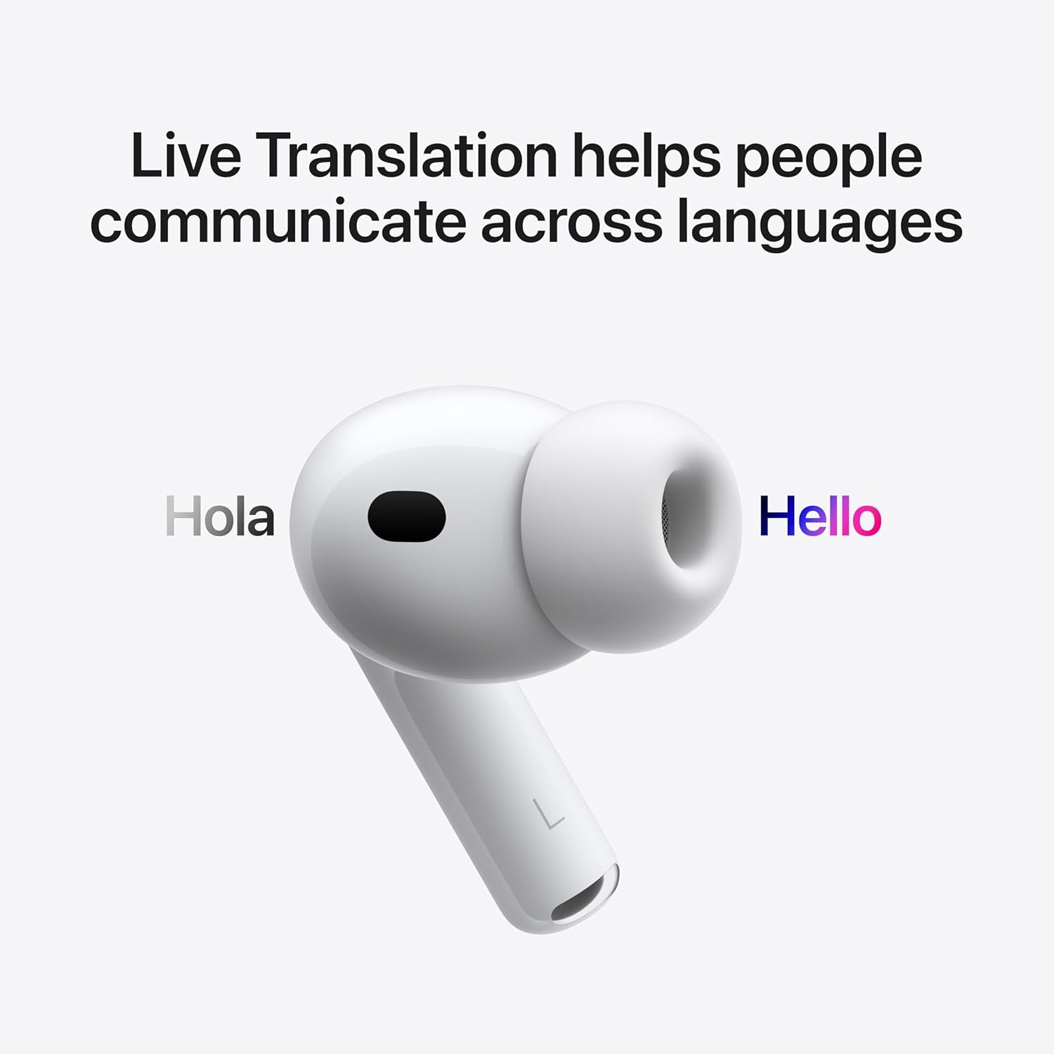 Airpods Pro 3 Wireless Earbuds, Active Noise Cancellation, Live Translation, Heart Rate Sensing, Hearing Aid Feature, Bluetooth Headphones, Spatial Audio, High‑Fidelity Sound, USB‑C Charging