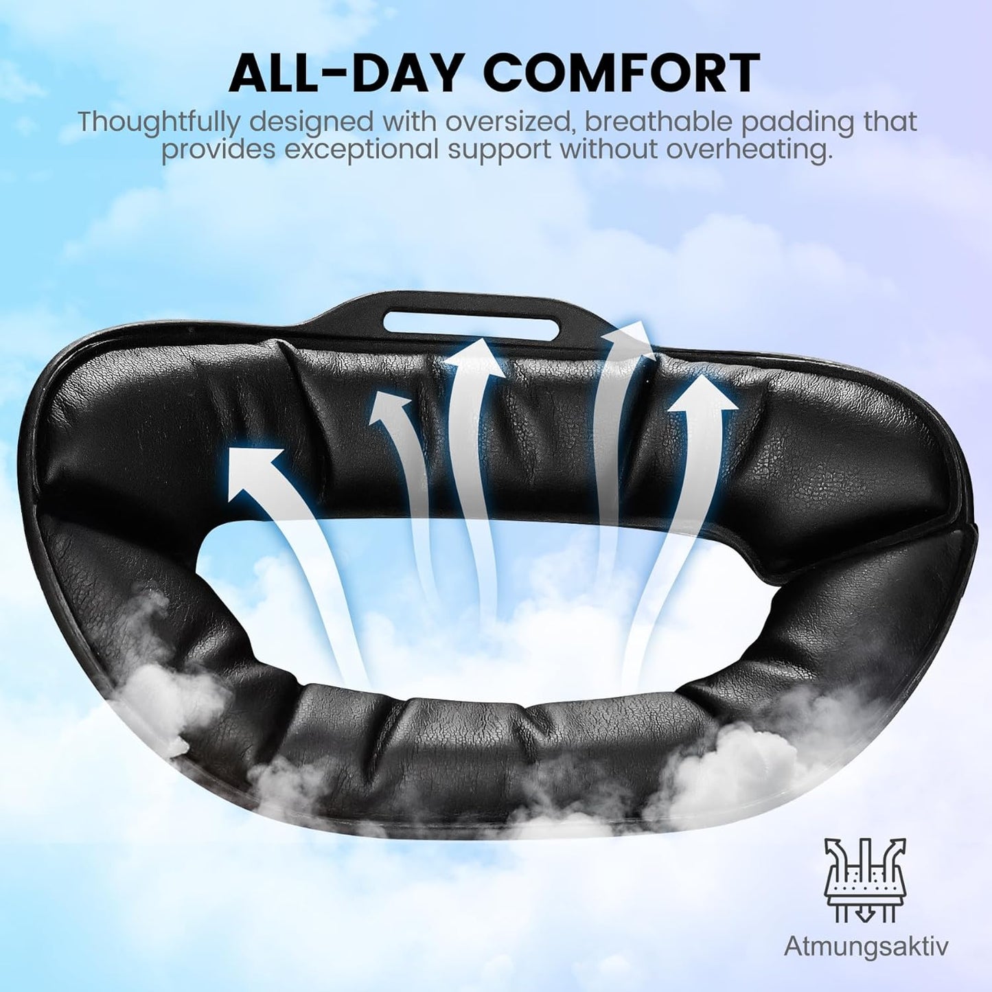 Quest 3S/Quest 3/Quest 2 Head Strap - Adjustable Comfort Head Strap for Elite VR Headset, Enhanced Support & Reduced Pressure