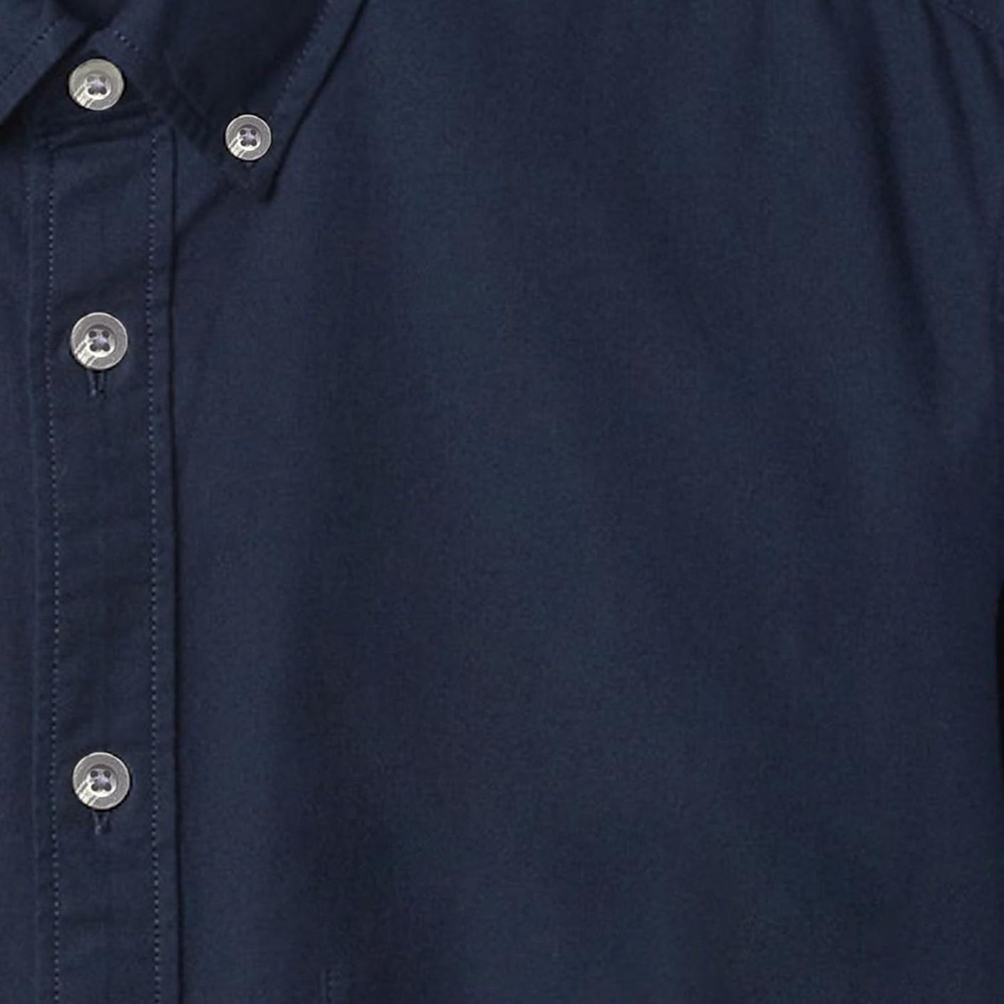 Regular Fit Long Sleeve Button down Collar Oxford Shirt for Men