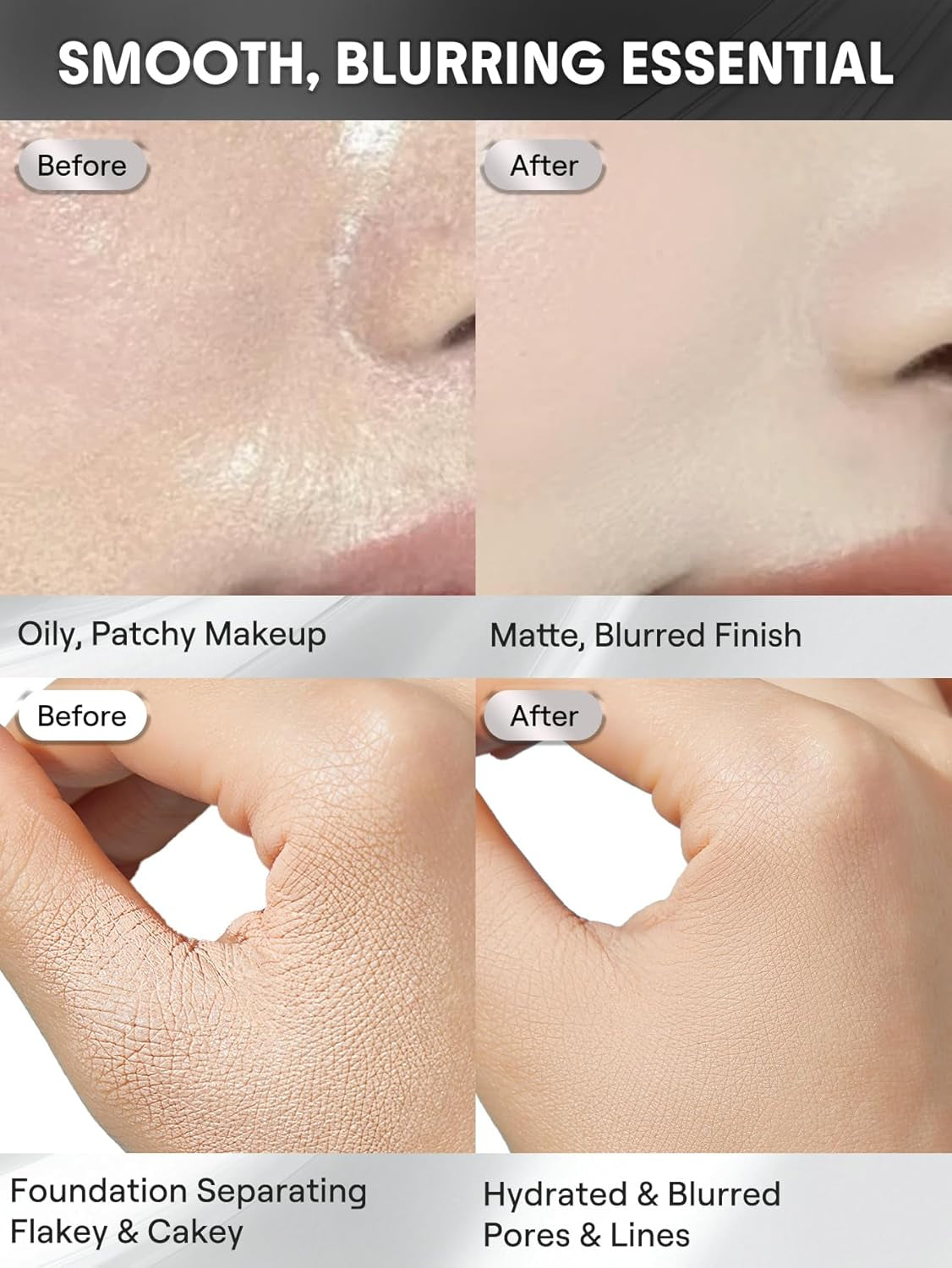 Camera on Smooth & Blur Primer Mattifying Makeup Base Primer for Smoothing Skin