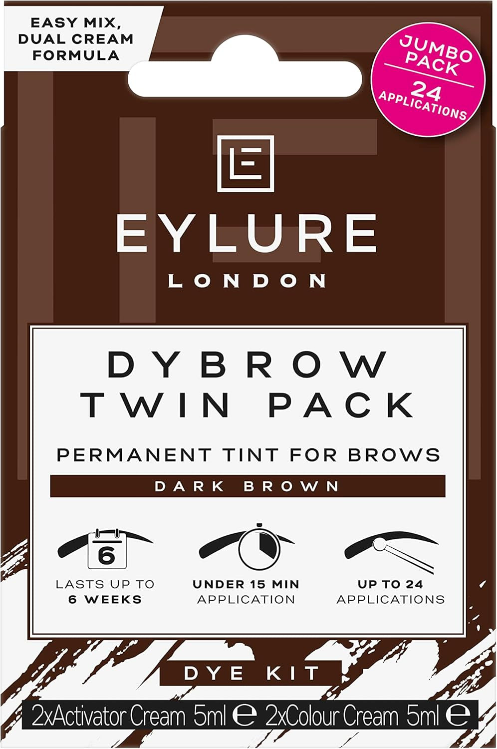 Dybrow Jumbo Kit (Dark Brown)