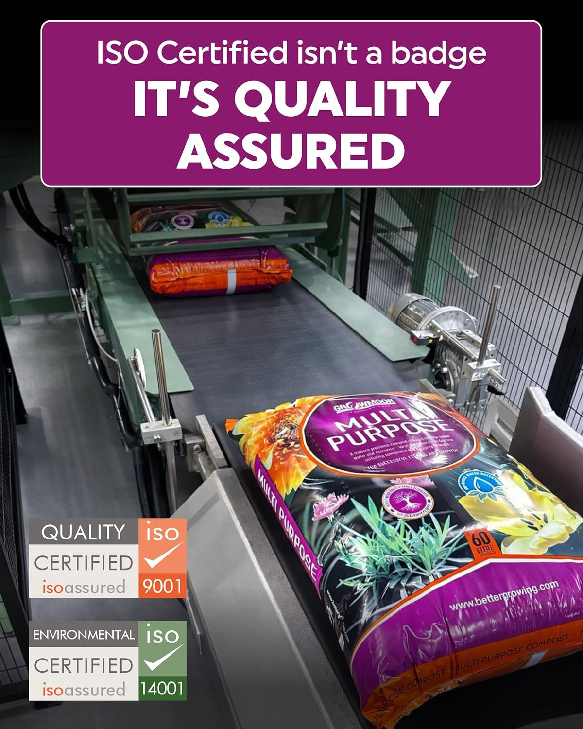 Multi-Purpose Compost for Use All around the Garden – Promotes Healthy Growth, Vibrant Flowers & Strong Roots – 40L