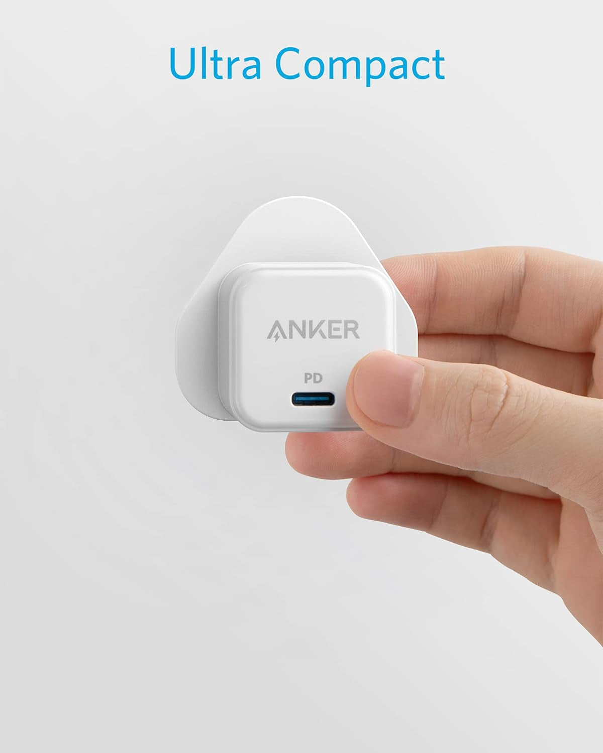 USB C Plug,  20W USB C Charger - Fast Charging Powerport III Cube Charger, Compatible with Iphone 17/16/16 Plus/16 Pro/16 Pro Max, 15/14/13/12 Series, Galaxy, Ipad (Cable Not Included)
